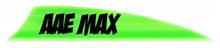 ^^AAE PLASTIFLETCH MAX 2.0 SHIELD CUT BRIGHT GREEN 100PK
