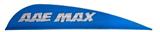 ^^AAE MAX STEALTH VANE (2.7"x .50") BLUE 100PK