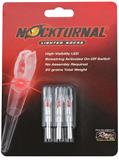 ^^NOCKTURNAL G (G Nock) LIGHTED NOCKS RED 3PK