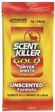 1280 S.K. GOLD DRYER SHEETS UNSCENTED 18PK (6MC)