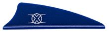 X-VANES 1.5" SHIELD CUT 100PK BLUE (FIELD/FITA)