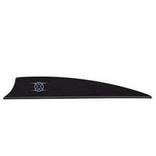 X-VANE 3.5" SHIELD CUT 100PK BLACK (HUNT/XBOW)