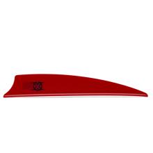 X-VANE 3.5" SHIELD CUT 100PK RED (HUNT/XBOW)