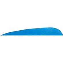 FEATHERS 3"RW PARABOLIC BLUE 100PK