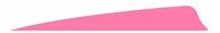 FEATHERS 4"RW SHIELD CUT FLO PINK 100PK