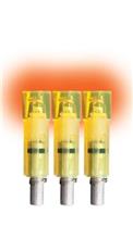 LUMENOK 2216 .314"ID BOLT END FLAT HD ORANGE 3PK