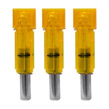 LUMENOK EVCPF .298"ID BOLT END FLAT HD ORANGE 3PK