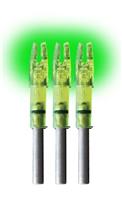 LUMENOK H 6MM ARROW NOCKS GREEN 3PK