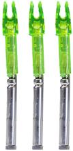 LUMENOK X 5MM ARROW NOCKS GREEN 3PK