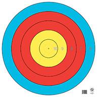 @TA-1x122C FITA 5 RING of 122cm TARGET 25"x25"