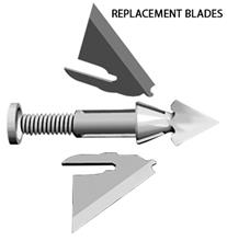 REPLACEMENT SWEPT BLADES Deep Six 100gr 9PK