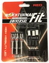 FIT UNIVERSAL LIGHTED NOCKS RED 3PK