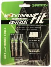 FIT UNIVERSAL LIGHTED NOCKS GREEN 3PK
