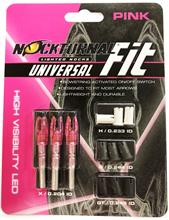 NOCKTURNAL FIT LIGHTED NOCKS PINK 3PK