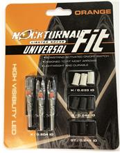 FIT UNIVERSAL LIGHTED NOCKS ORANGE 3PK