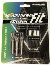 FIT UNIVERSAL LIGHTED NOCKS STROBING BLUE/GREEN 3PK