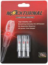 ^^NOCKTURNAL G (G Nock) LIGHTED NOCKS RED 3PK