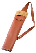 LEATHER BACK QUIVER 20" ADJUSTABLE STRAP