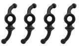 DOUBLEDOWN STRING SILENCERS BLACK 4PK