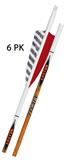 429761 ARROWS CARBON LEGACY 6.5MM 340 4" FEATHERS 6PK