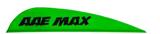 AAE MAX STEALTH VANE (2.7"x.50") BRIGHT GREEN 50PK