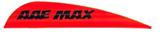 AAE MAX STEALTH VANE (2.7"x.50") FIRE ORANGE 50PK