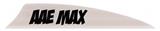 ^^AAE PLASTIFLETCH MAX 2.0 SHIELD CUT WHITE 100PK