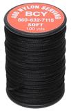 400 NYLON TRADITIONAL END SERVING (SOFT) 90 yds JIG BLACK