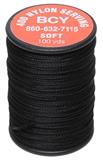 400 NYLON END SERVING .017 90 yds JIG BLACK