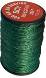 400 NYLON TRADITIONAL END SERVING (SOFT) 90 yds JIG GREEN