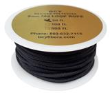 D LOOP ROPE 2mm BLACK (50