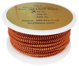 D LOOP ROPE .080" SPECKLED F.ORANGE (50