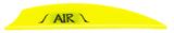 AIR VANE 2" SHIELD CUT 100PK NEON YELLOW (FIELD/FITA)