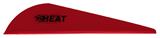 HEAT VANE 2.5" ULTRA-STIFF 100PK RED (HUNTING/3D)