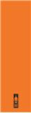 STANDARD SOLID WRAPS NEON ORANGE 4"12PK