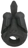 SERVE-LESS PEEP-IT W/ALIGNER 3/16" BLACK