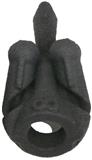 SERVE-LESS PEEP-IT W/ALIGNER 1/4" BLACK