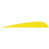 FEATHERS 3"RW PARABOLIC FLO YELLOW 100PK