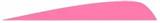 FEATHERS 4"RW PARABOLIC FLO PINK 100PK