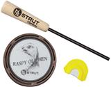RASPY OLD HEN GLASS W/CARBON STRIKER & MOUTH CALL (6MC)