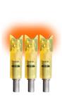 LUMENOK 2219 BOLT END CRESENT HD ORANGE 3PK