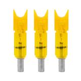 LUMENOK ECC .297"ID BOLT END CRESENT HD ORANGE 3PK