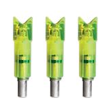 LUMENOK EXCC .3015"ID BOLT END CRESENT GREEN 3PK