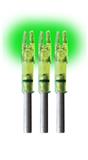 LUMENOK H 6MM ARROW NOCKS GREEN 3PK