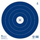 @NFI-1P 40cm SINGLE SPOT BLUE TARGET 17"x17"