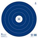 @NFI-1P 40cm SINGLE SPOT BLUE TARGET 17"x17"