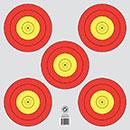 @TA-5x40G 5-SPOT VEGAS GREY TARGET 17"x17"