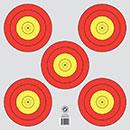 @TA-5x40G 5-SPOT VEGAS GREY TARGET 17"x17"