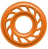 HDS RUBBER BODY 3/8" ORANGE PR