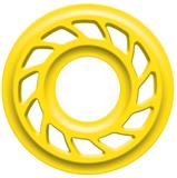 HDS RUBBER BODY 3/8" YELLOW PR